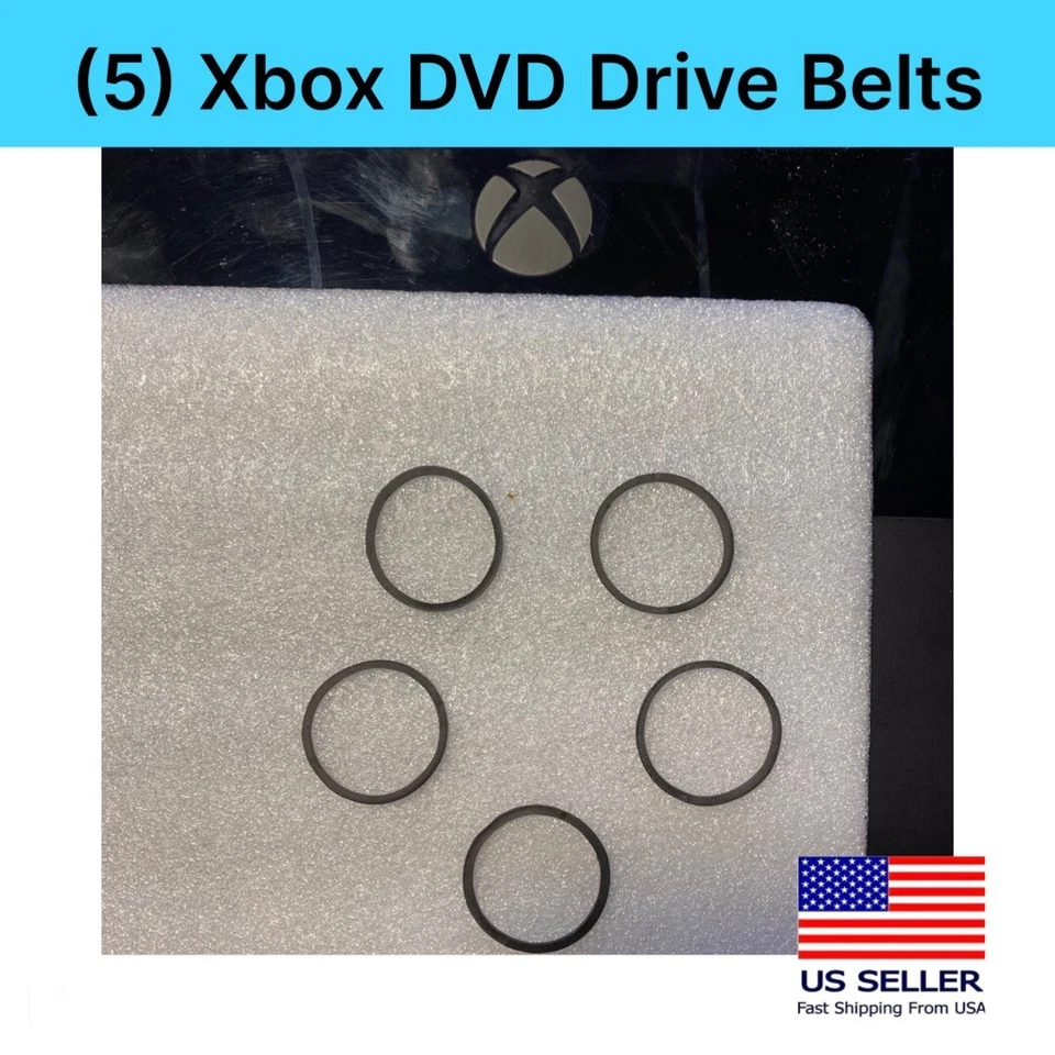 5x Original Xbox / Xbox 360 & Slim DVD Drive Band Belt Thompson TGM600 TGM-600 - Image 2 of 4