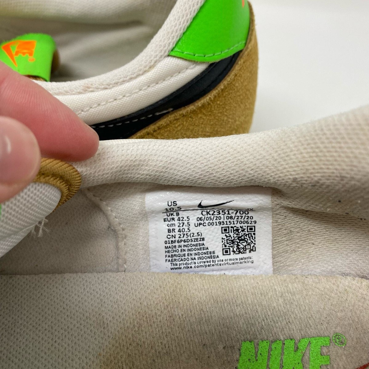 Nike Daybreak Wheat Black Womens Size 10.5 | eBay