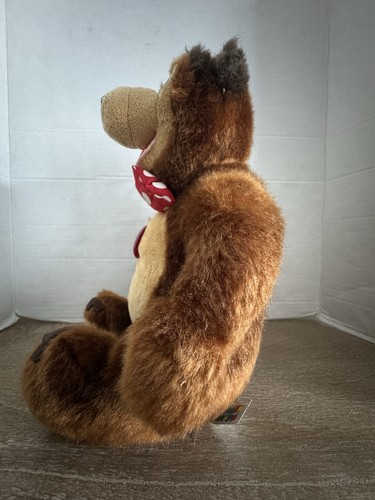 Masha and The Bear Plush Talking Bear Red Bowtie Brown Plush toy - Afbeelding 6 van 10
