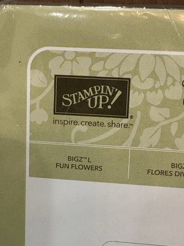 Stampin Up Sizzix Bigz L Fun Flowers Die For Big Shot Embossing Cutting - Picture 4 of 8