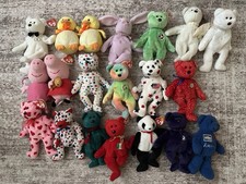 Ty Beanie Babies Multiple - Set of 20 Assorted Beanie Babies List In description