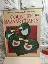 Vintage Better Homes & Gardens Country Bazaar Crafts Book 1986 HC