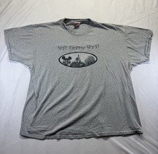 Vintage Walt Disney World Tshirt 2XL Castle Mickey Inc Gray USA Made Epcot Tee