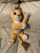 Vintage 1995 Newborn The Lion King Simba Cub Plush Disney Mattel Yarn Hair 12"