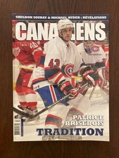 LES CANADIENS MAGAZINE 2003 PATRICE BRISEBOIS CANADIENS COVER