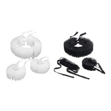 Ruffle Neck Retro Design for Party Renaissance Clown Choker Organza Fake Neck