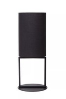 Nachttisch Leuchte Stoff Schirm Schlafzimmer 50 Cm E27 Tischlampe Wohnzimmer