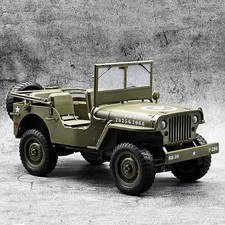 Jeep Willys militaire 4wd avec éclairage 1/10 RTR E-Zee RC