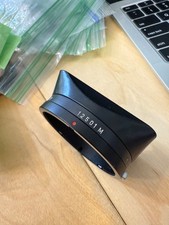Leica 12501 / m 28mm f/2.8  21mm  f/3.4  48mm hood