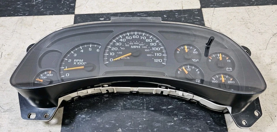 Chevy Truck 2003-2006 velocímetro grupo identificación de EE. UU. 15224142 05 AVALANCHE 2500 Foto 4 de 4