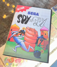 SEGA MASTER SYSTEM SPY VS SPY CARD GAME COMPLETE W/ MANUAL TESTED FREE SHIPPING!
