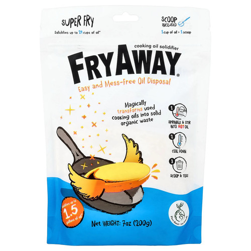 Cooking Oil Solidifier, Super Fry, 7 oz (200 g)