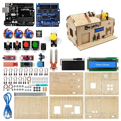 Smart Home IoT Learning kit DIY Electronics STEM Educational Set Support Grap...