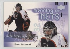 2001-02 Upper Deck Mask Collection Manning the Nets Roman Cechmanek #122 2cb