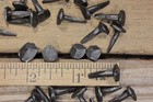 5/8" Rosehead 20 Nails Square Wrought Iron Tacks Vintage Rustic Decorative Look — photo 2