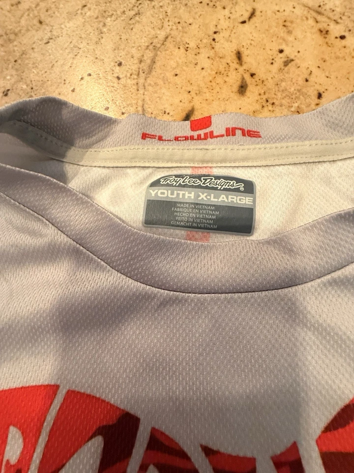*2* Camisetas de bicicleta Troy Lee Designs TLD YOUTH XL manga larga y corta montaña Foto 4 de 4