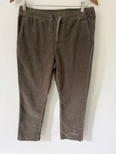 Katin Boys Corduroy Drawstring Pipeline Pants Size M Straight Leg Casual Preppy
