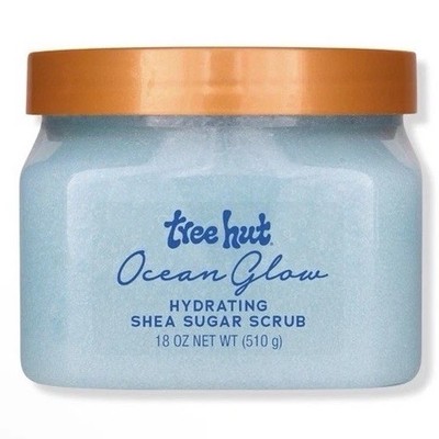 Tree Hut Ocean Glow Hydrating Shea Sugar Body Scrub 18 oz 