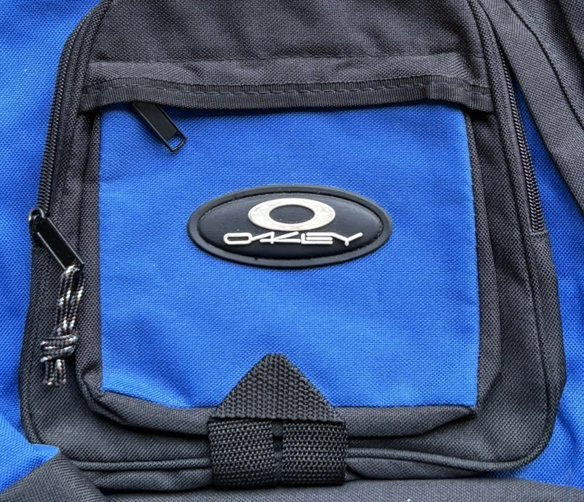 Сумка через плечо OAKLEY мужская 00s y2k архив нейлон синий черный  - Изображение 4 из 4