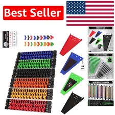 Wall-Mount 22-Piece Magnetic Tool Organizer – Ideal for Mechanics & DIY Projects