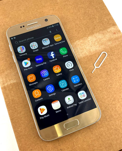 Samsung Galaxy S7 (SM-G930F) Farbe gold 32GB (entsperrt) Garantie schnell/kostenlos UK