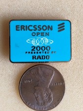 Ericsson Open 2000 Tennis Pin Presented by Rado Miami Masters Vintage