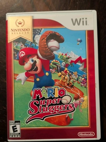 Mario Super Sluggers (Wii, 2008) Complete CIB Amazing Condition Free Shipping