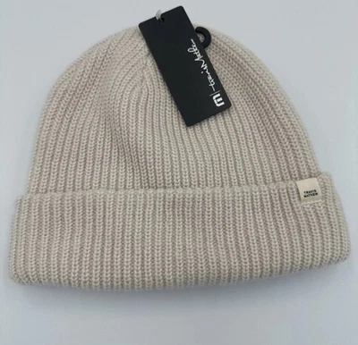 Travis Mathew Men's Coastal Beanie Moonbeam Cream Color Bin 23s