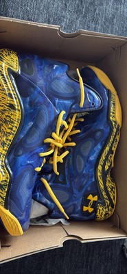 Under Armour Micro G Anatomix Spawn Blue Splash Size  11.5 Stephen Curry PE