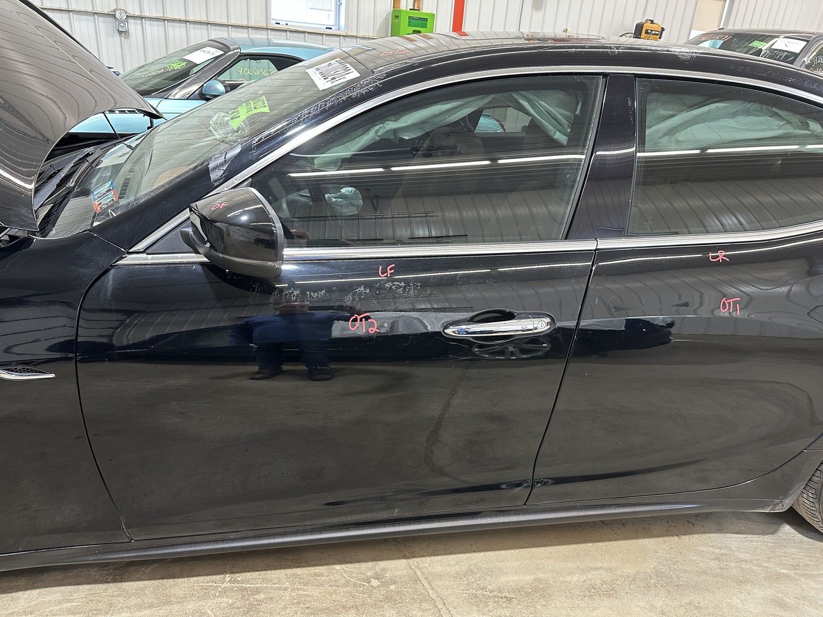 14-22 MASERATI GHIBLI DRIVER LEFT LAMINATED FRONT DOOR GLASS WINDOW ONLY