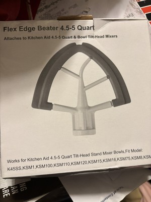 Flex Edge Beater for Kitchen Aide 4.5-5 Quart & Bowl Tilt-Head Mixers