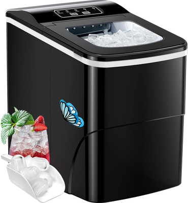 Portable Countertop Ice Maker - 26 Lbs Daily, 2 Ice Sizes, Scoop & Basket