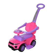 3 in 1 Push Car Toddler Ride Stroller Kids Bikes Riding Toys with Secure Bar