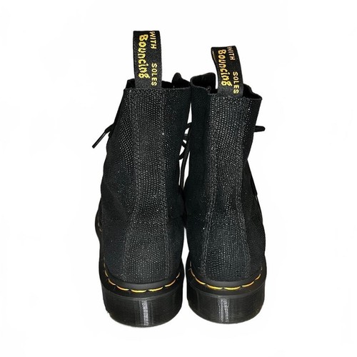 Bottes noires pailletées Dr. Martens 1460 Pascal US 7 UK 5 EU 38 - Photo 4/6
