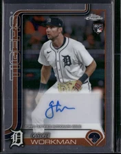 2025 Topps Chrome Update Gage Workman Auto #AC-GW Detroit