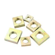 M3 M4 M5 M6 Galvanized Steel Color-zinc Square Thin Nuts