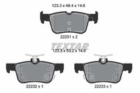Bremsbelagsatz Scheibenbremse Q+ Textar 2223103 FüR Ford MAX Galaxy Mondeo Kuga