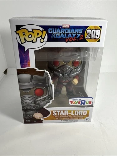 Funko Pop Star-Lord Vinyl Figure TRU Exclusive 209 Guardians Of The Galaxy Vol 2
