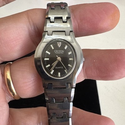 Croton Ladies Watch Tungsten Sapphire Crystal Swiss Movement