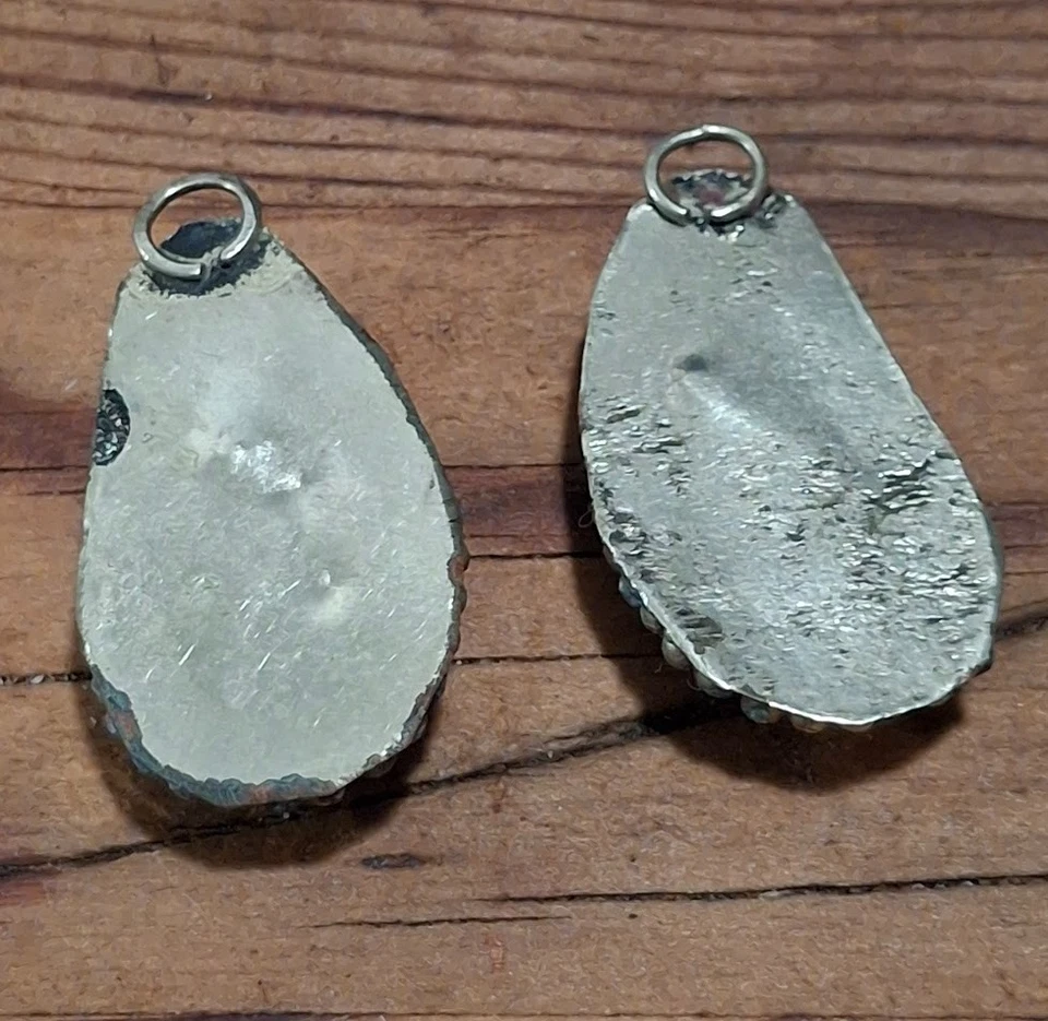 Pátina de hueso de camello en forma de cachemir latón 1,5 pulgadas hágalo usted mismo piezas vintage hallazgo de joyas Foto 3 de 4