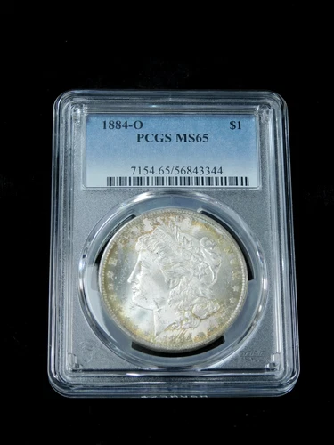 1884-O $1 Morgan Silver Dollar - PCGS MS65