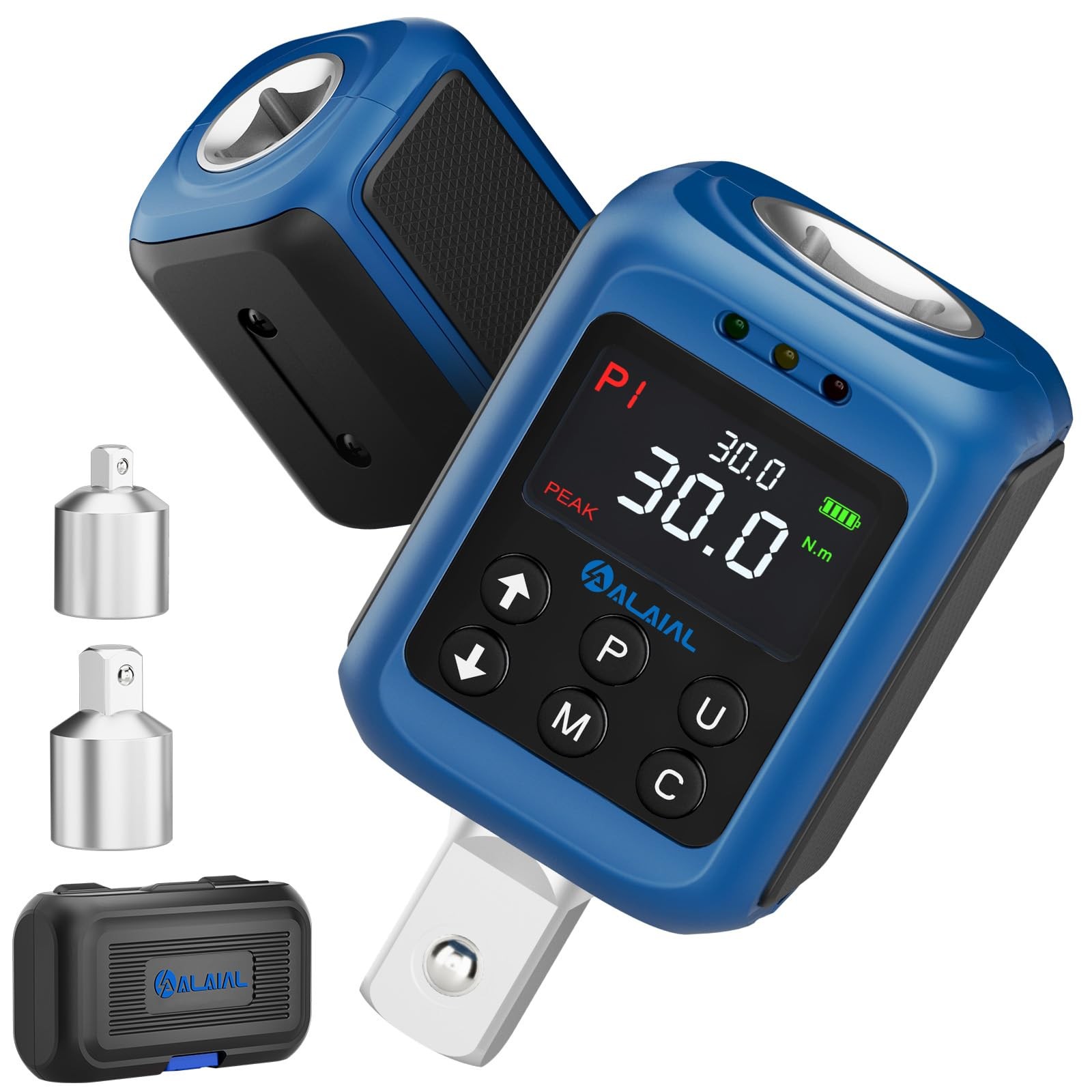 Convertitore Dinamometrico Digitale 1/2 30Nm | Kit Adattatori 1/4 3/8