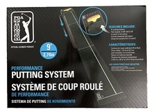 PGA Tour Performance Putting System Golf 9' Practice Putting Mat Indoor/Outdoor