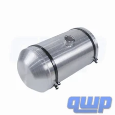 11 5/8 Gallon 12''x24'' Fuel Tank 3/8 NPT Aluminum Spun Gas Tank Round Fuel Cell