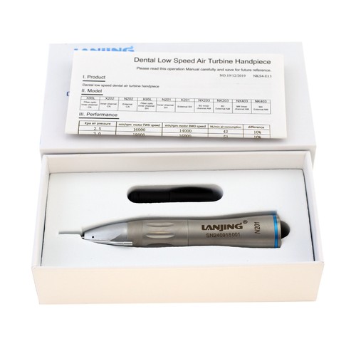 Dental Surgical Straight Handpiece Nose Cone 1:1 Low Speed External Irrigation - Imagen 3 de 17