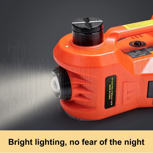 Electric Car Jack Auto Hydraulic Lift 12V DC 5T With Hammer LED Flashlight 5.0T - Picture 7 of 12