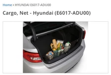 Rear Trunk Envelope Style Cargo Net for HYUNDAI SONATA HYBRID&PHEV 2015-2019 New