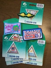 girl scout iron on badges lot "try-its"