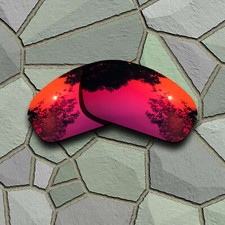 Violet Red Polarized Lenses Replacement For-Oakley Half Wire 2.0