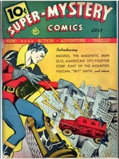 SUPER MYSTERY COMICS 48 Unique Issues In PDF Format On USB Flash Drive